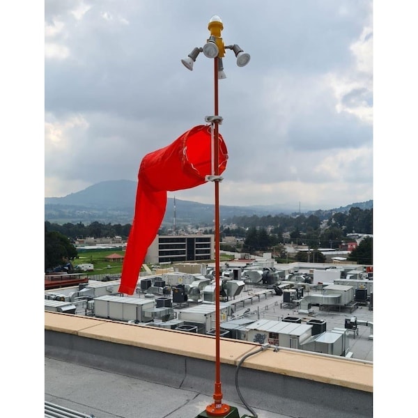 Heliport Wind Cone, LED, AC